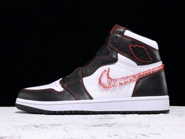 Air Jordan 1 retro high defiant white black gym red cd6579-071