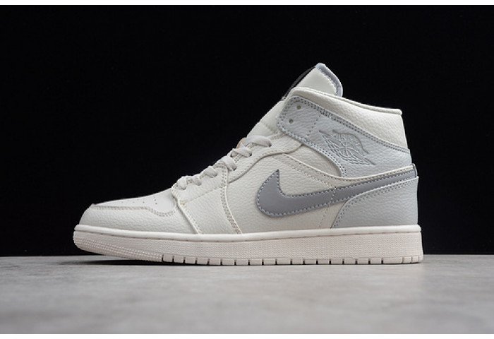 Air Jordan 1 mid light bone 852542-003 - Image 2