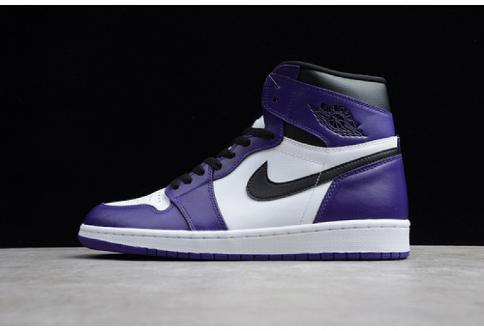 Air Jordan 1 retro high court purple white 555088-500 - Image 2