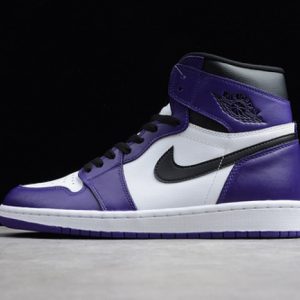 Air Jordan 1 retro high court purple white 555088-500