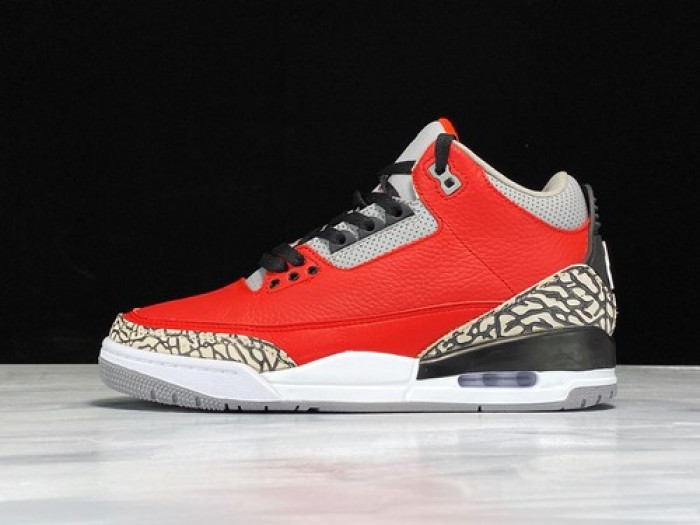 Air Jordan 3 retro fire red cement (nike chi) cu2277-600
