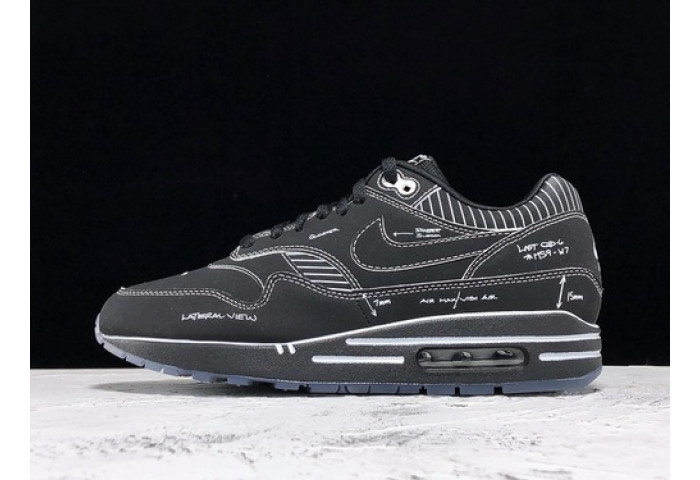 Nike air max 1 tinker sketch to shelf black cj4286-001 - Image 2