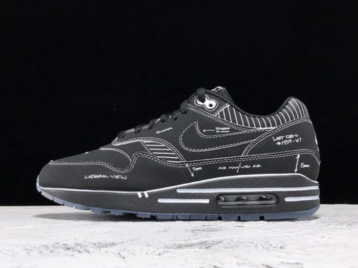 Nike air max 1 tinker sketch to shelf black cj4286-001