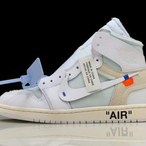 jordan 1 retro high ow white Off-White AQ0818-100