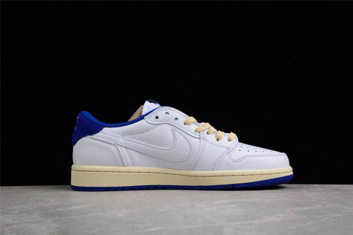 fragment design x travis scott x air jordan 1 retro low white royal blue dm9868-218 - Image 4