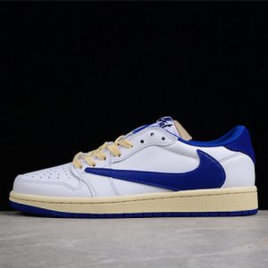 fragment design x travis scott x air jordan 1 retro low white royal blue dm9868-218