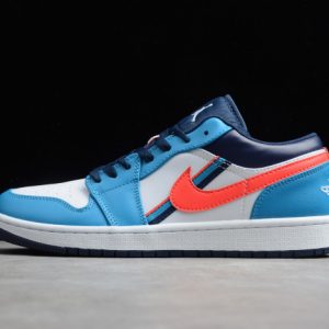 Air Jordan 1 low with added tri-color ribbons cv4892-100