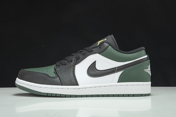 q22 air jordan 1 low "green toe" 553558-371