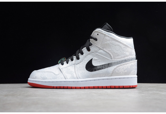 Air Jordan 1 mid SE fearless edison chen clot cu2804-100 - Image 2