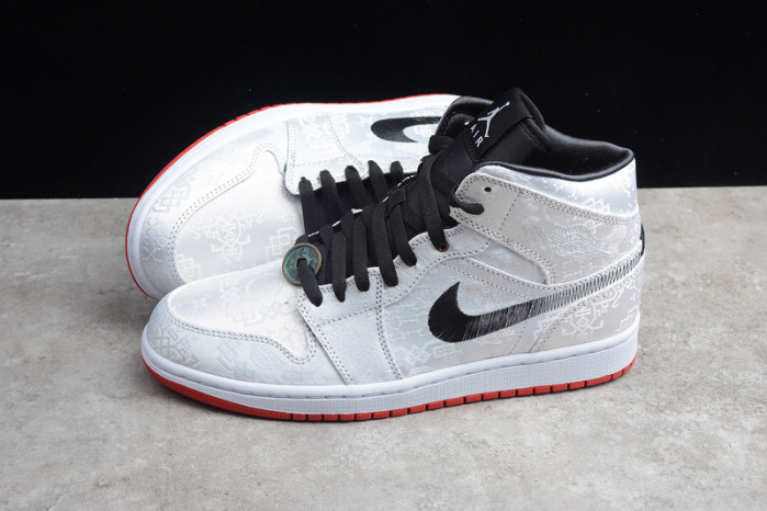 Air Jordan 1 mid SE fearless edison chen clot cu2804-100 - Image 3