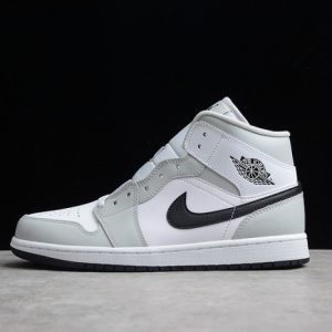 Air Jordan 1 mid "light smoke grey" aj1 bq6472-015