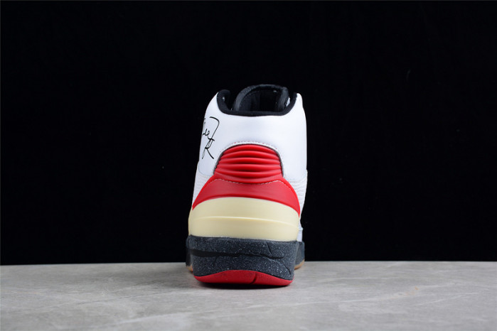 Off-White x Air Jordan 2 High SP White Red DJ4375-101 - Image 6