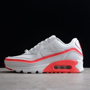 Nike air max 90 undefeated white solar red cj7197-103