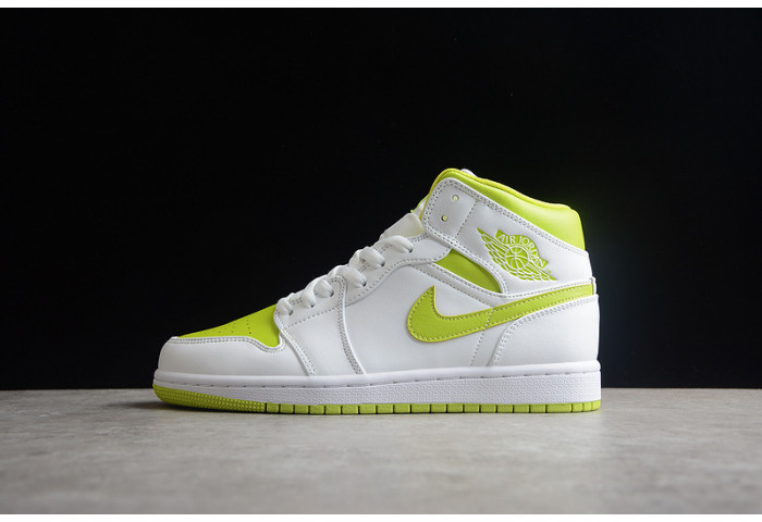 Air Jordan 1 mid white lime (w) - bq6472-131 - Image 2