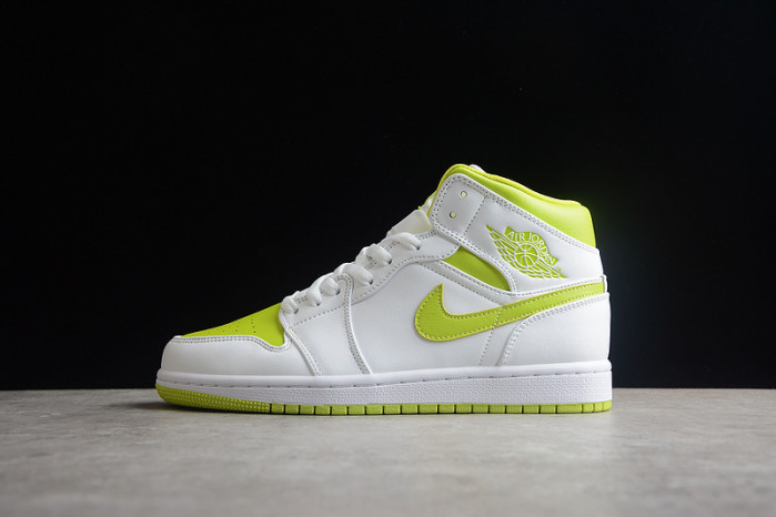 Air Jordan 1 mid white lime (w) - bq6472-131