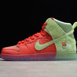 Nike sb dunk high strawberry cough cw7093-600