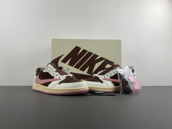 Travis Scott x Air Jordan 1 Low OG DZ4137 -206 - Image 3