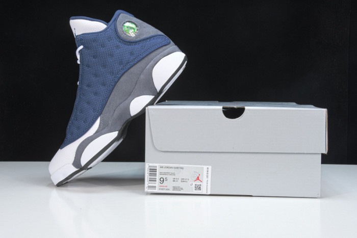 Air Jordan 13 Retro White Hyper Royal Black - 414571-117 - Image 4