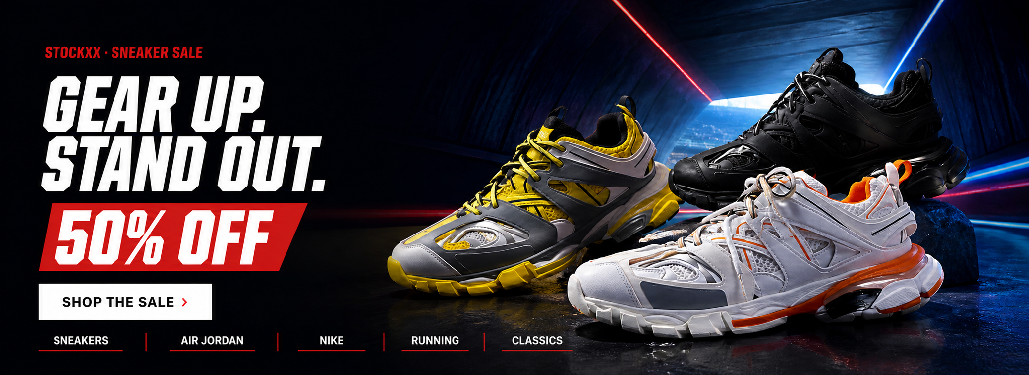 StockXX sneakers, Air Jordan, Nike, running shoes and classic footwear sale