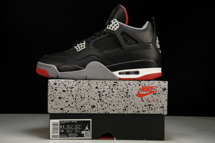 Air Jordan 4"bred reimagined" fv5029-006 - Image 4