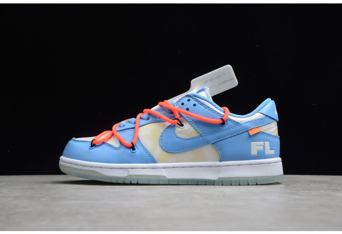 ow x futura x dunk low sb unc university blue summit white dd0856-403 - Image 2