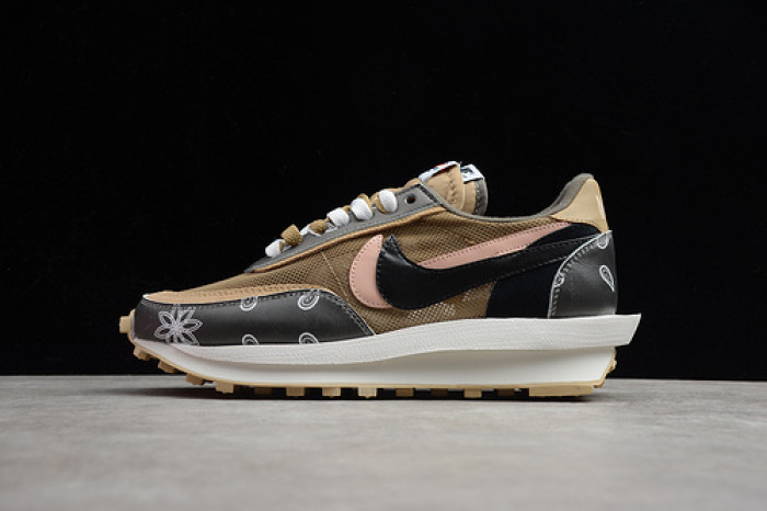 Nike ldwaffle x sacai black parachute beige cv5053-001