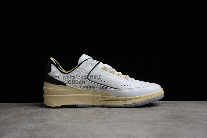 Off-White x Air Jordan 2 Low SP White Black Grey DJ4375-101 - Image 6