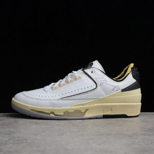 Off-White x Air Jordan 2 Low SP White Black Grey DJ4375-101