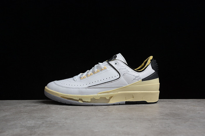 Off-White x Air Jordan 2 Low SP White Black Grey DJ4375-101