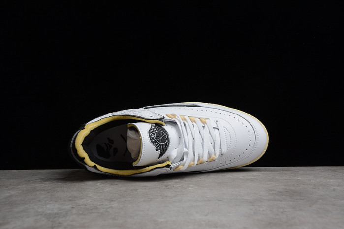 Off-White x Air Jordan 2 Low SP White Black Grey DJ4375-101 - Image 5