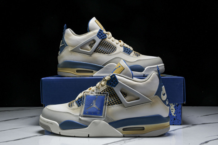 Air Jordan 4 retro military blue 308497-105 - Image 4