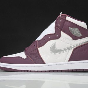 Air Jordan 1 high OG "bordeaux" bordeaux/white-metallic silver 555088-611