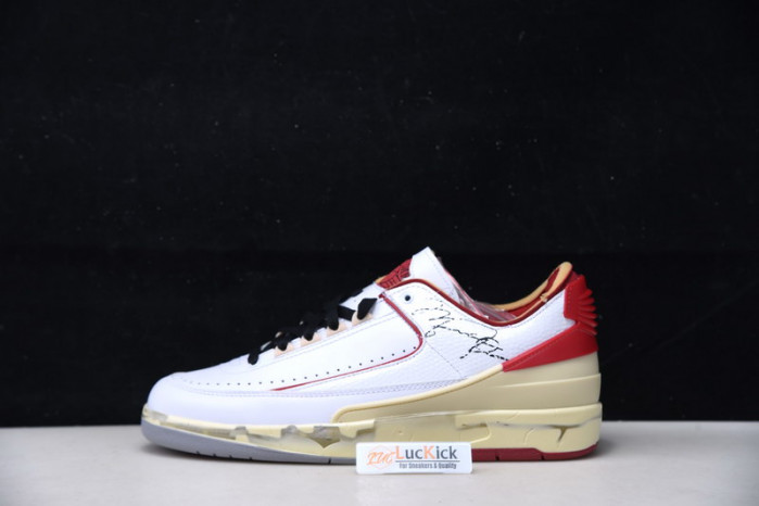 Air Jordan 2 Retro Low SP Ow White Red DJ4375-106