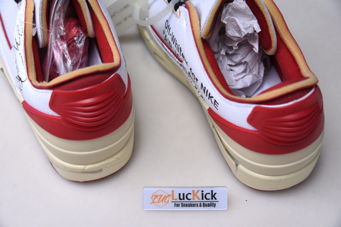 Air Jordan 2 Retro Low SP Ow White Red DJ4375-106 - Image 7