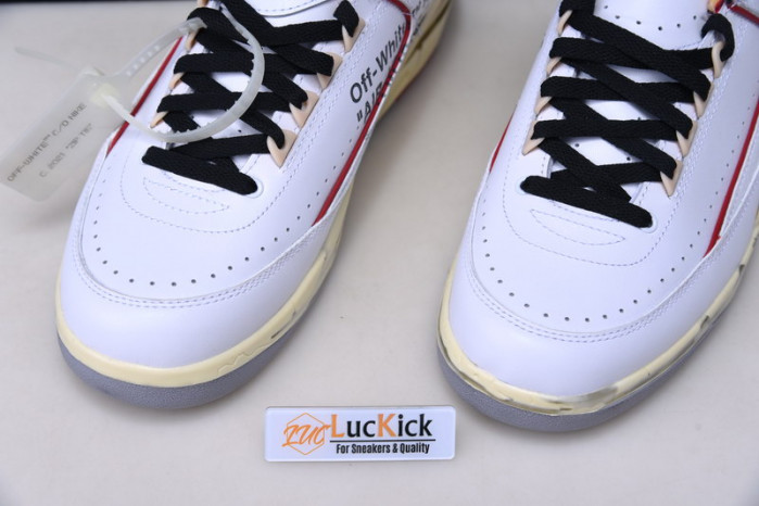 Air Jordan 2 Retro Low SP Ow White Red DJ4375-106 - Image 8