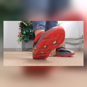 Yeezy 700 Hi-Res Red On Foot Review