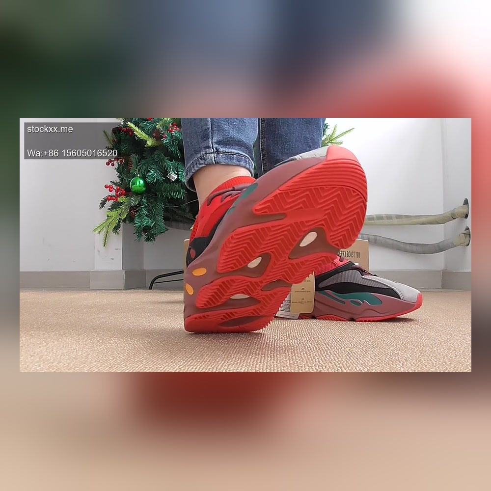 Yeezy 700 Hi-Res Red On Foot Review