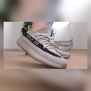 Yeezy 350 V2 Beige Black On Foot Review