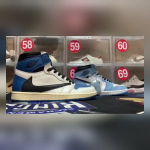 Air Jordan 1 University Blue vs Fragment Travis Scott Air Jordan 1