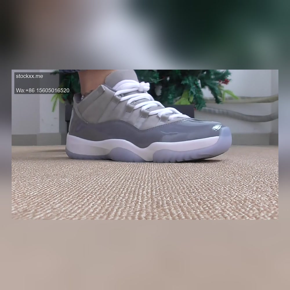 Air Jordan 11 Low Cool Grey On Foot Review