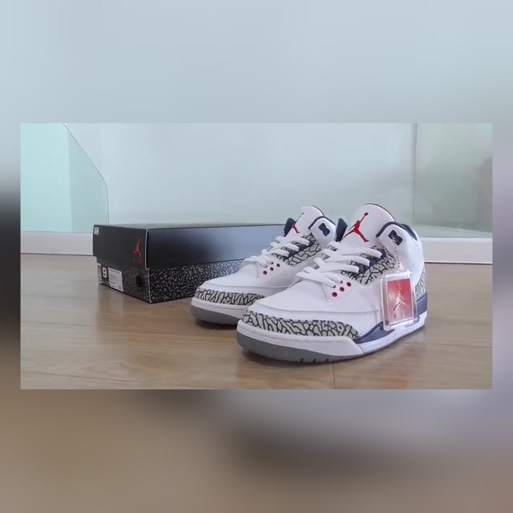 Air Jordan 3 White True Blue Unboxing & On Feet