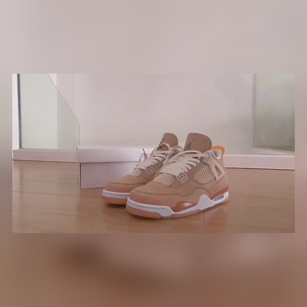 Air Jordan 4 WMNS Shimmer First Look & On Feet