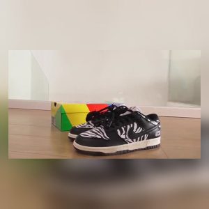 Quartersnacks x Nike SB Dunk Low Zebra First Look & On Feet