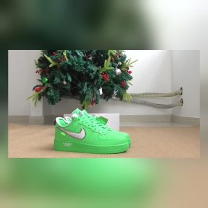 Off White Nike Air Force 1 Low Green Unboxing Review & On Feet