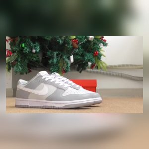 PK GOD Nike Dunk Low Grey White Unboxing Review & On Feet