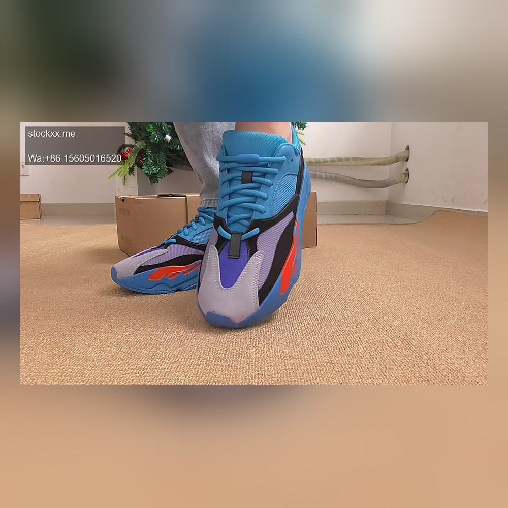 PK GOD Yeezy Boost 700 “Hi Res Blue” On Foot Review