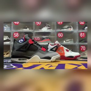 Air Jordan 4 Infrared vs Jordan 4 Fire Red