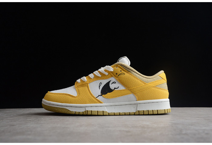 Nike dunk low sun club white yellow dv1681-100 - Image 2