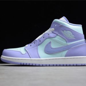 Air Jordan 1 mid purple aqua 554724-500